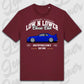 T-Shirt Tuning Cars, Personalisiert Rot, VW, BMW, Audi, Mercedes, Autos