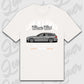 T-Shirt Tuning Cars, Personalisiert Weiß, VW, BMW, Audi, Mercedes, Autos