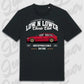 Schwarzes Standard T-Shirt A4 B8 Avant mit personalisiertem Auto-Motiv