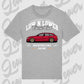 T-Shirt Tuning Cars, Personalisiert grau, VW, BMW, Audi, Mercedes, Autos