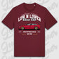T-Shirt Tuning Cars, Personalisiert Rot, VW, BMW, Audi, Mercedes, Autos