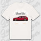 T-Shirt Tuning Cars, Personalisiert Weiß, VW, BMW, Audi, Mercedes, Autos