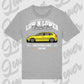 T-Shirt Tuning Cars, Personalisiert grau, VW, BMW, Audi, Mercedes, Autos