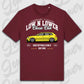 T-Shirt Tuning Cars, Personalisiert Rot, VW, BMW, Audi, Mercedes, Autos
