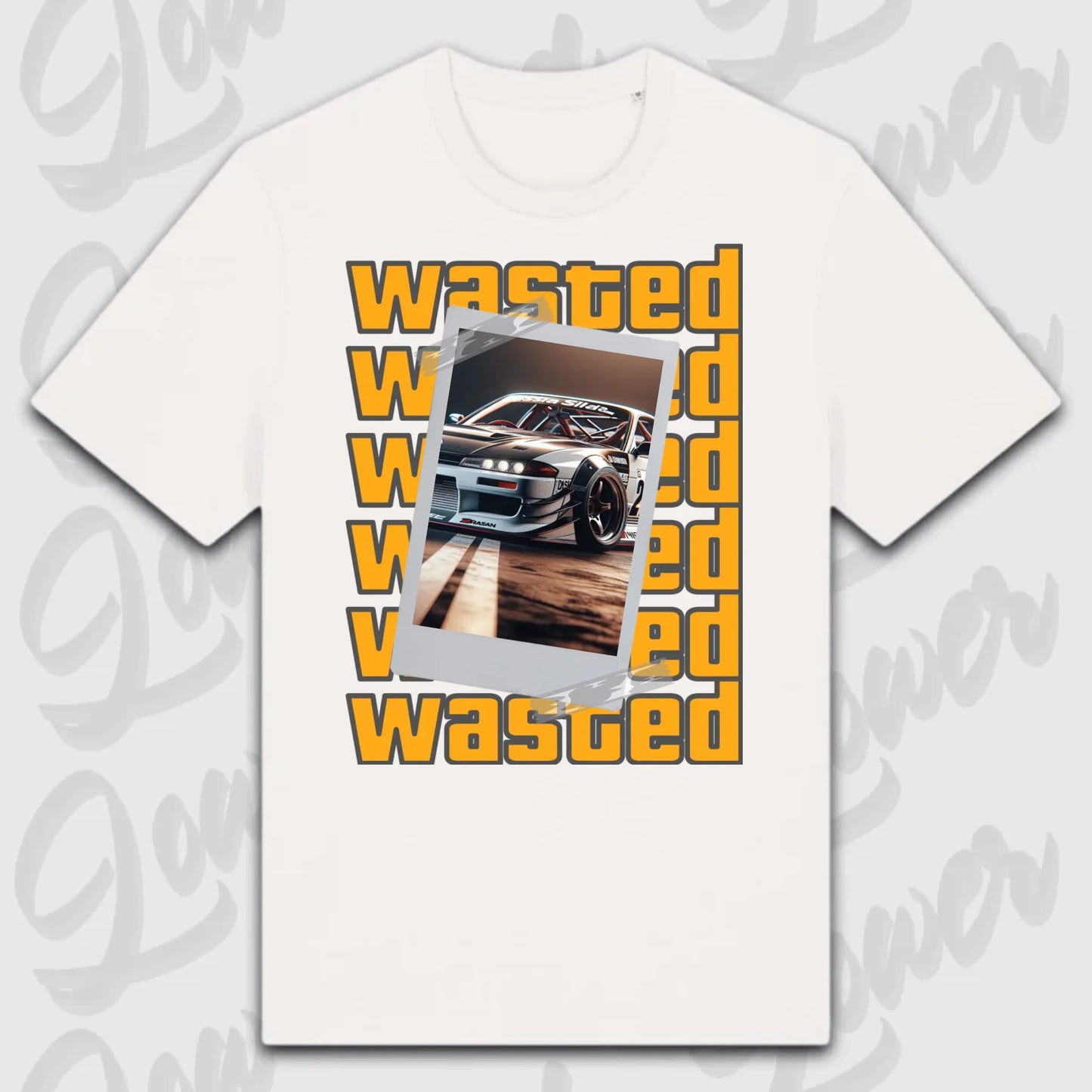 T-Shirt Tuning Cars, Personalisiert Weiß, VW, BMW, Audi, Mercedes, Autos