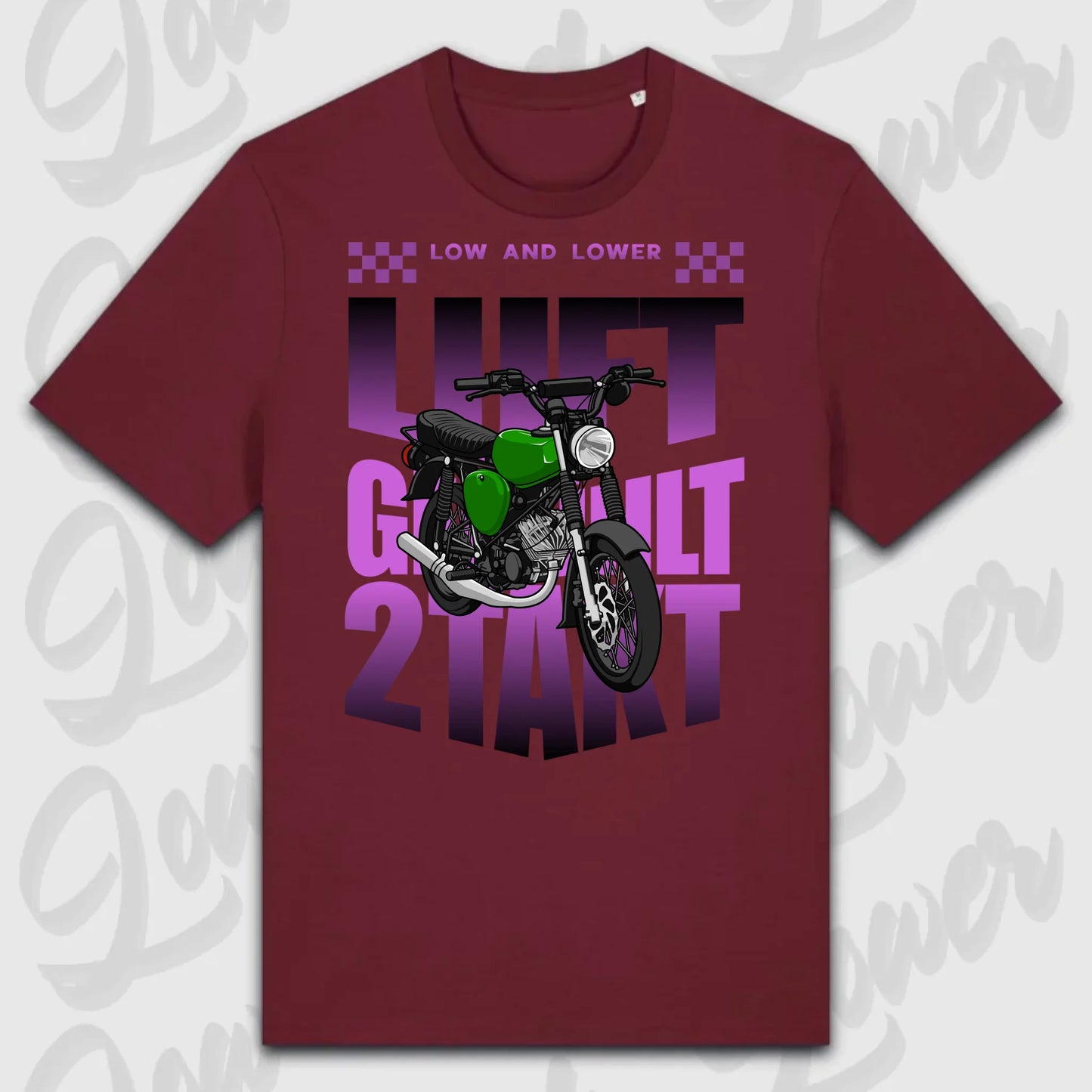 T-Shirt Tuning Cars, Personalisiert Rot, VW, BMW, Audi, Mercedes, Autos