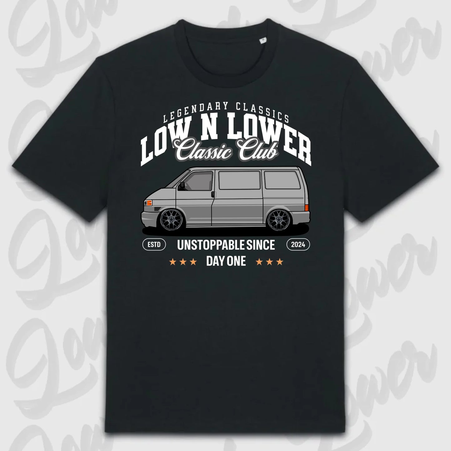 T-Shirt Tuning Cars, Personalisiert Schwarz, VW, BMW, Audi, Mercedes, Autos