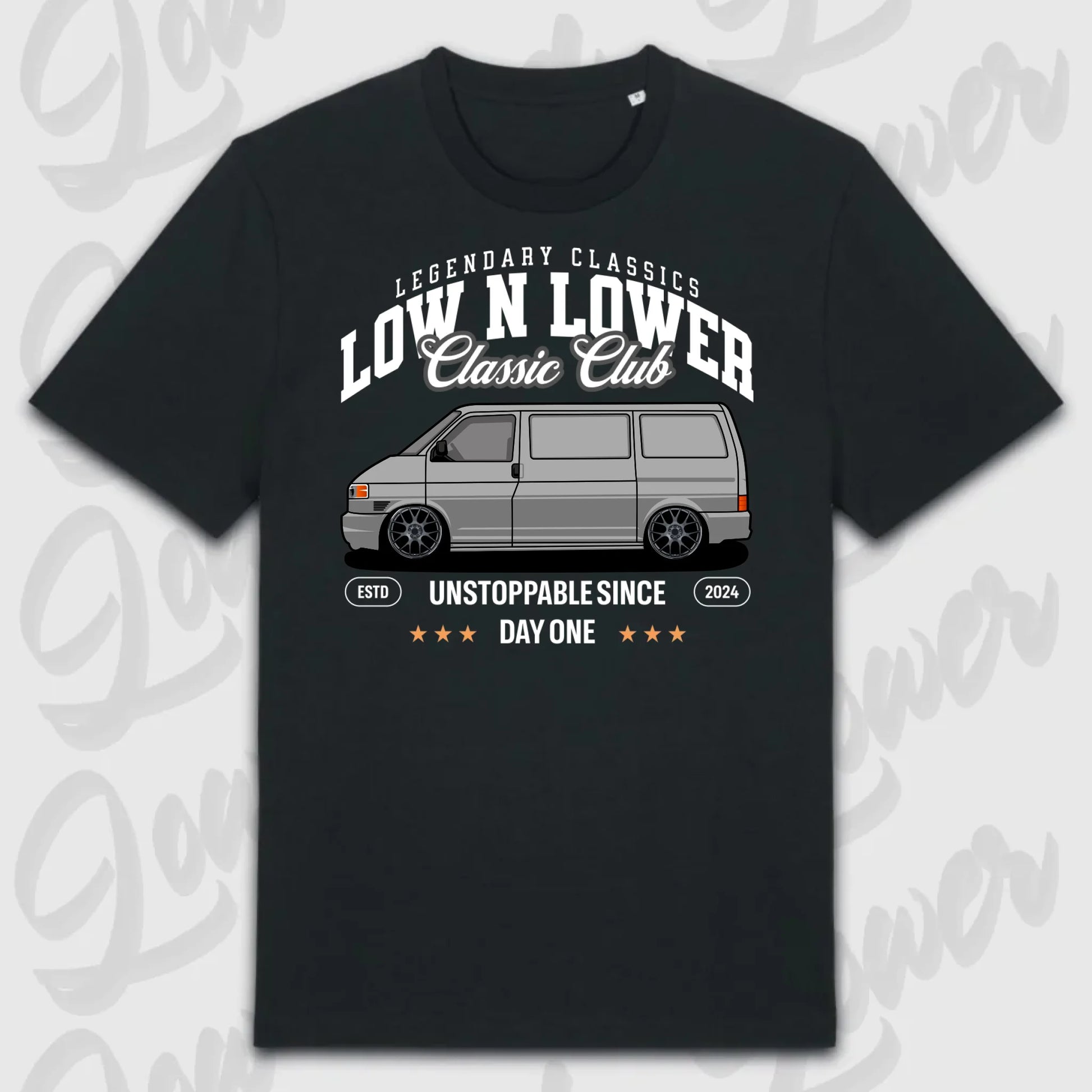 T-Shirt Tuning Cars, Personalisiert Schwarz, VW, BMW, Audi, Mercedes, Autos