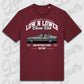 T-Shirt Tuning Cars, Personalisiert Rot, VW, BMW, Audi, Mercedes, Autos