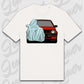 T-Shirt Tuning Cars, Personalisiert Weiß, VW, BMW, Audi, Mercedes, Autos