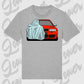 T-Shirt Tuning Cars, Personalisiert grau, VW, BMW, Audi, Mercedes, Autos