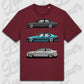 T-Shirt Tuning Cars, Personalisiert Rot, VW, BMW, Audi, Mercedes, Autos