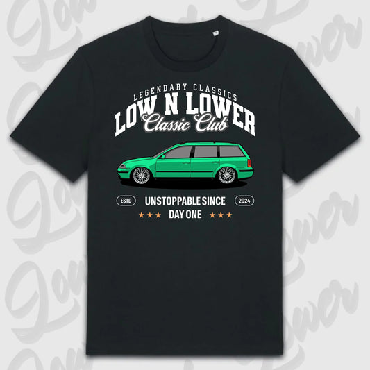 T-Shirt Tuning Cars, Personalisiert Schwarz, VW, BMW, Audi, Mercedes, Autos