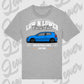 T-Shirt Tuning Cars, Personalisiert grau, VW, BMW, Audi, Mercedes, Autos