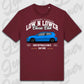 T-Shirt Tuning Cars, Personalisiert Rot, VW, BMW, Audi, Mercedes, Autos