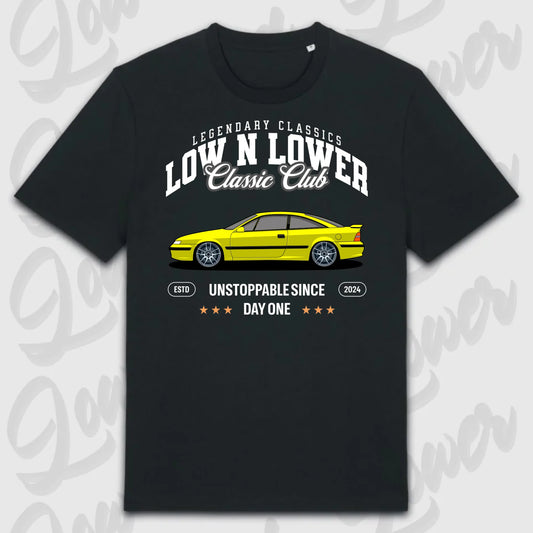 T-Shirt Tuning Cars, Personalisiert Schwarz, VW, BMW, Audi, Mercedes, Autos