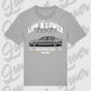 T-Shirt Tuning Cars, Personalisiert grau, VW, BMW, Audi, Mercedes, Autos