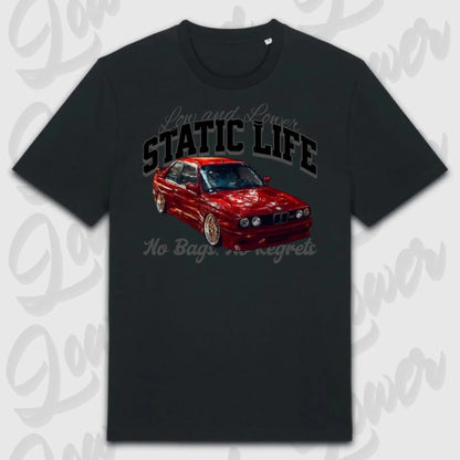 T-Shirt Tuning Cars, Personalisiert Schwarz, VW, BMW, Audi, Mercedes, Autos