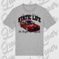 T-Shirt Tuning Cars, Personalisiert grau, VW, BMW, Audi, Mercedes, Autos
