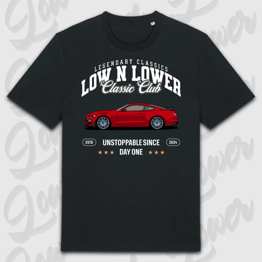 T-Shirt Tuning Cars, Personalisiert Schwarz, VW, BMW, Audi, Mercedes, Autos