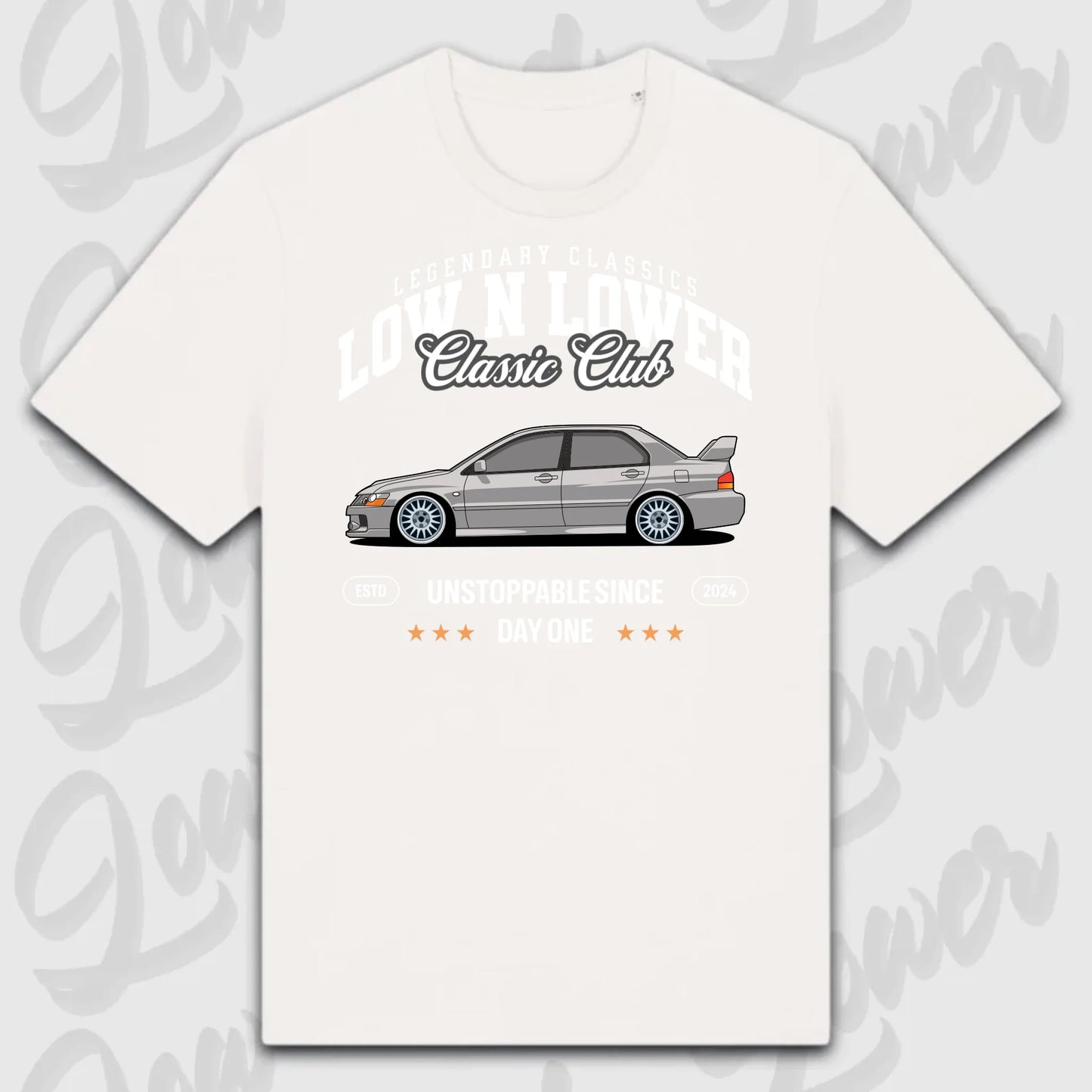 T-Shirt Tuning Cars, Personalisiert Weiß, VW, BMW, Audi, Mercedes, Autos