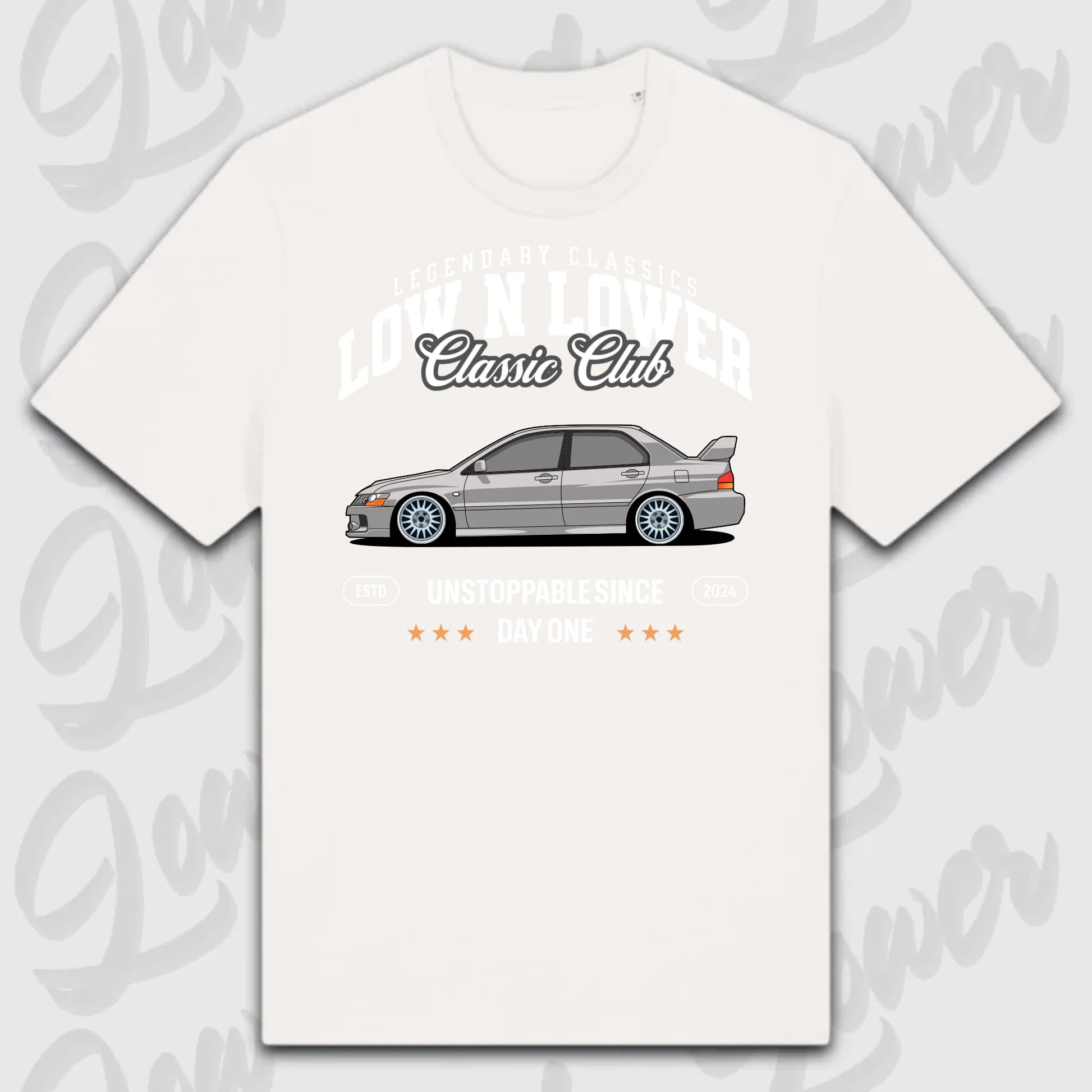 T-Shirt Tuning Cars, Personalisiert Weiß, VW, BMW, Audi, Mercedes, Autos