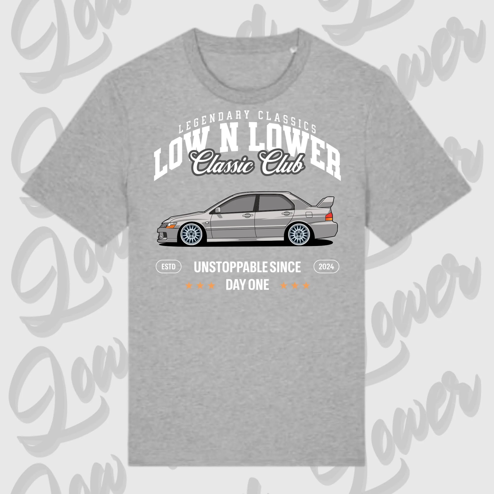 T-Shirt Tuning Cars, Personalisiert grau, VW, BMW, Audi, Mercedes, Autos