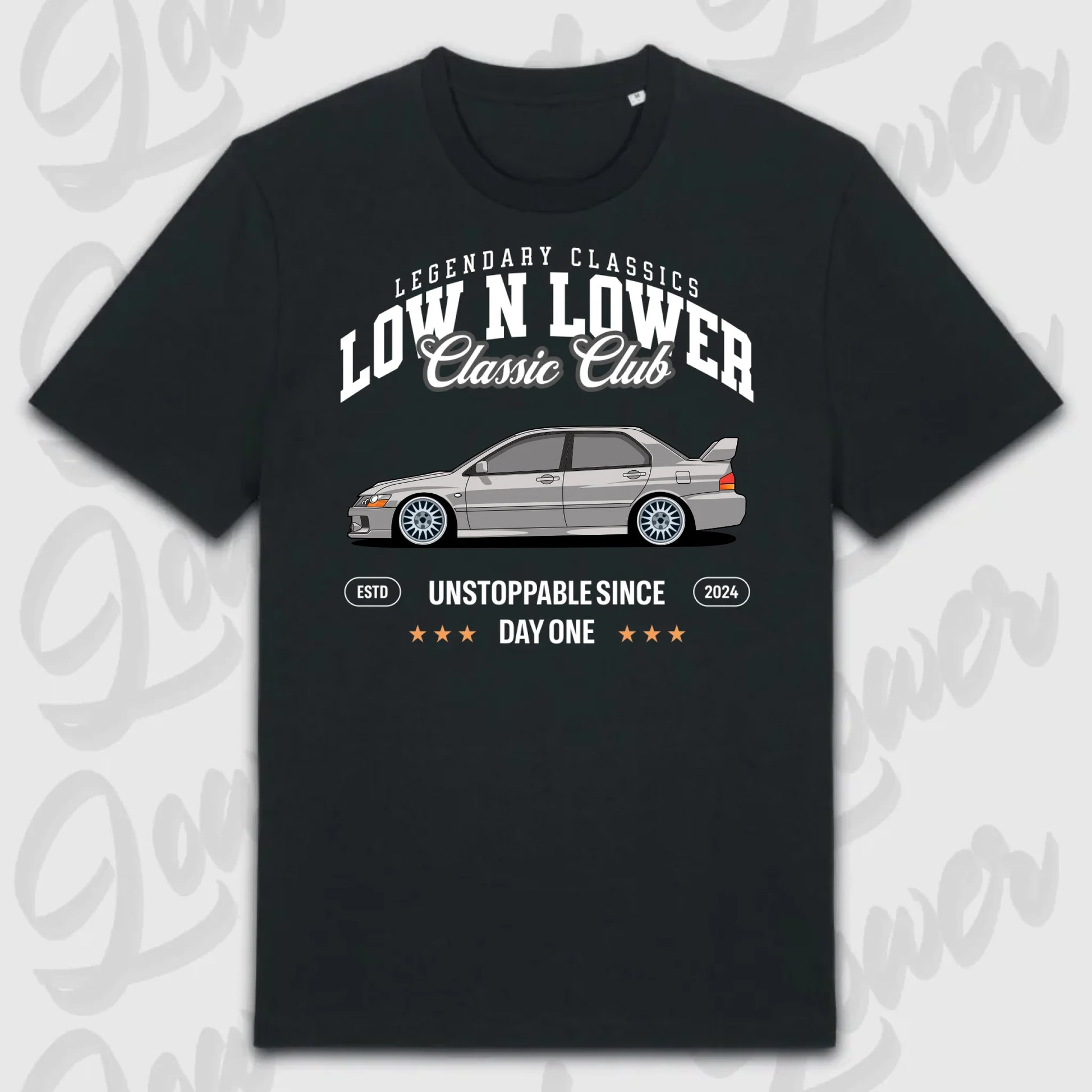 T-Shirt Tuning Cars, Personalisiert Schwarz, VW, BMW, Audi, Mercedes, Autos