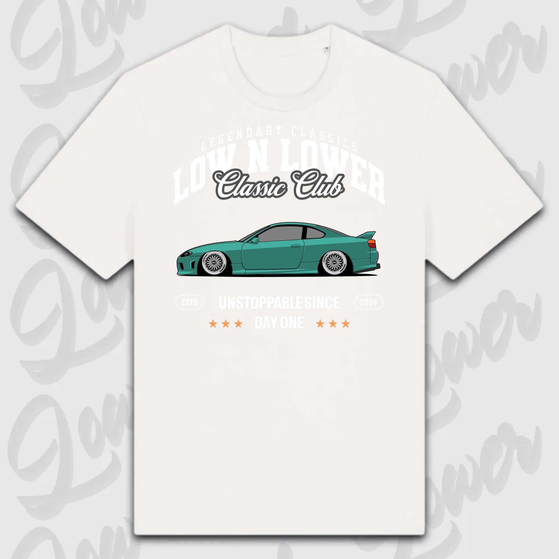 T-Shirt Tuning Cars, Personalisiert Weiß, VW, BMW, Audi, Mercedes, Autos