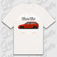 T-Shirt Tuning Cars, Personalisiert Weiß, VW, BMW, Audi, Mercedes, Autos