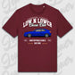 T-Shirt Tuning Cars, Personalisiert Rot, VW, BMW, Audi, Mercedes, Autos