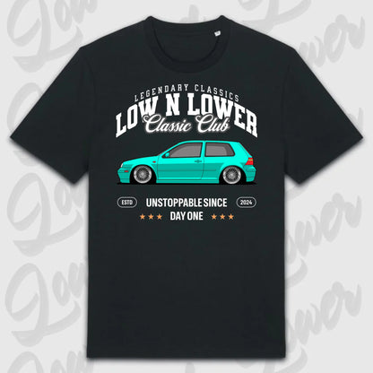T-Shirt Tuning Cars, Personalisiert Schwarz, VW, BMW, Audi, Mercedes, Autos