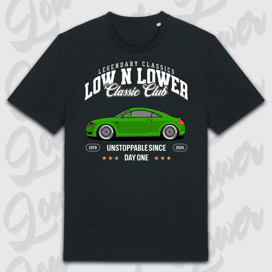 T-Shirt Tuning Cars, Personalisiert Schwarz, VW, BMW, Audi, Mercedes, Autos