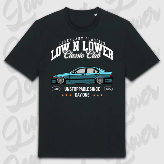 T-Shirt Tuning Cars, Personalisiert Schwarz, VW, BMW, Audi, Mercedes, Autos