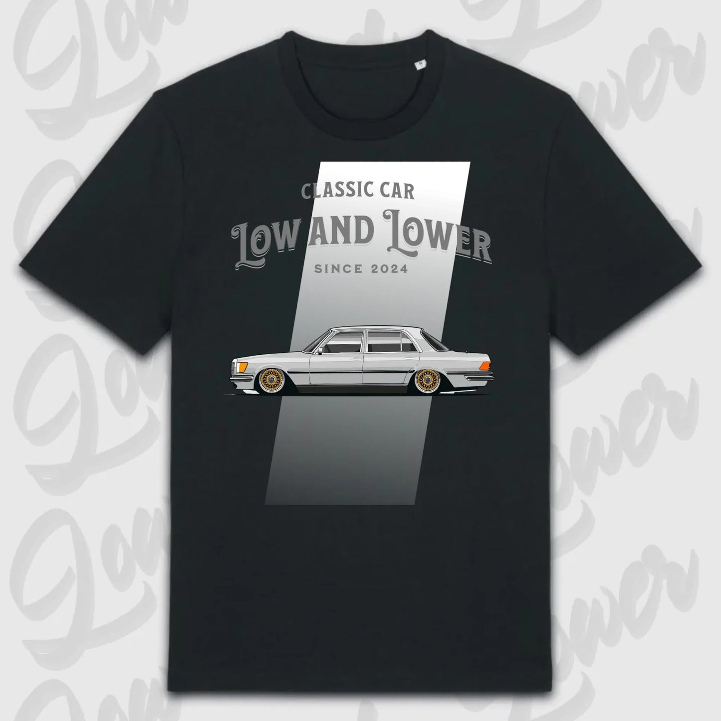 T-Shirt Tuning Cars, Personalisiert Schwarz, VW, BMW, Audi, Mercedes, Autos