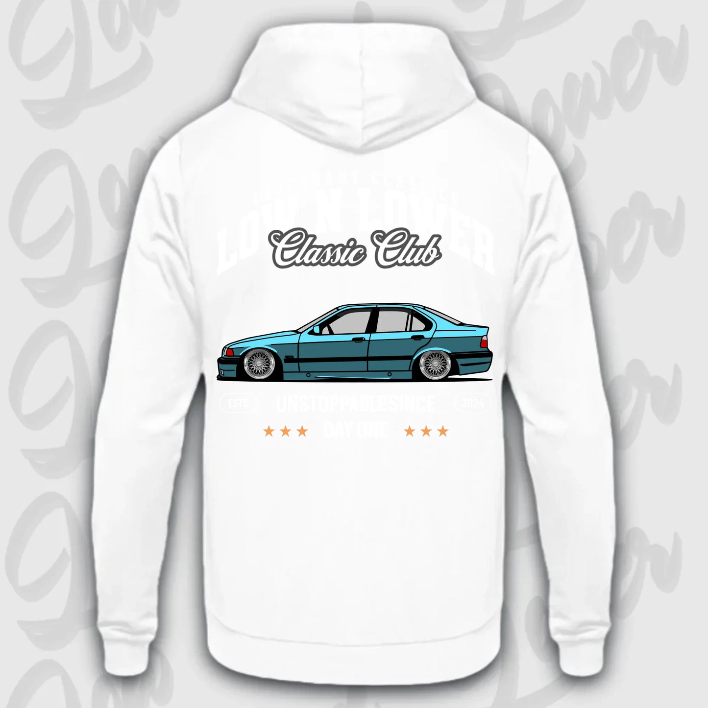 Mockup Stand hoodie teeinblue - Shirt stand 2