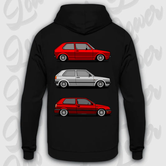 Mockup Stand hoodie teeinblue -      