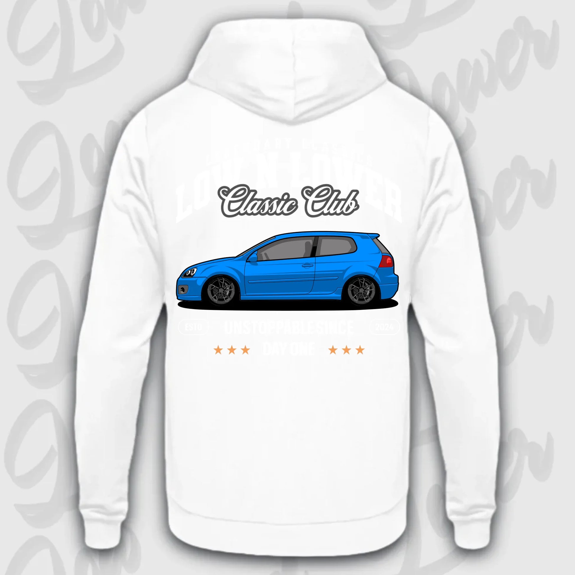 Mockup Stand hoodie teeinblue - Shirt stand 2