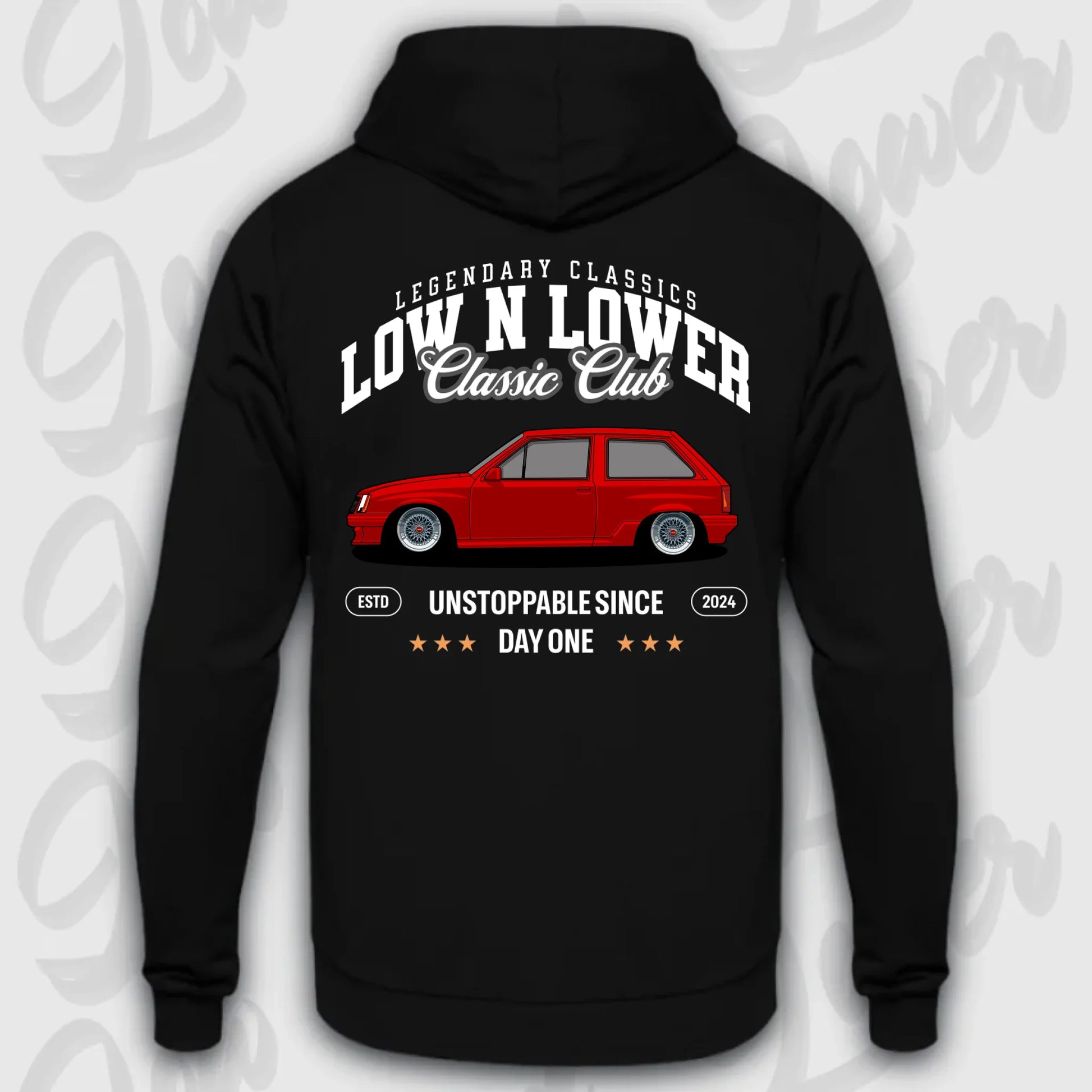 Mockup Stand hoodie teeinblue -      