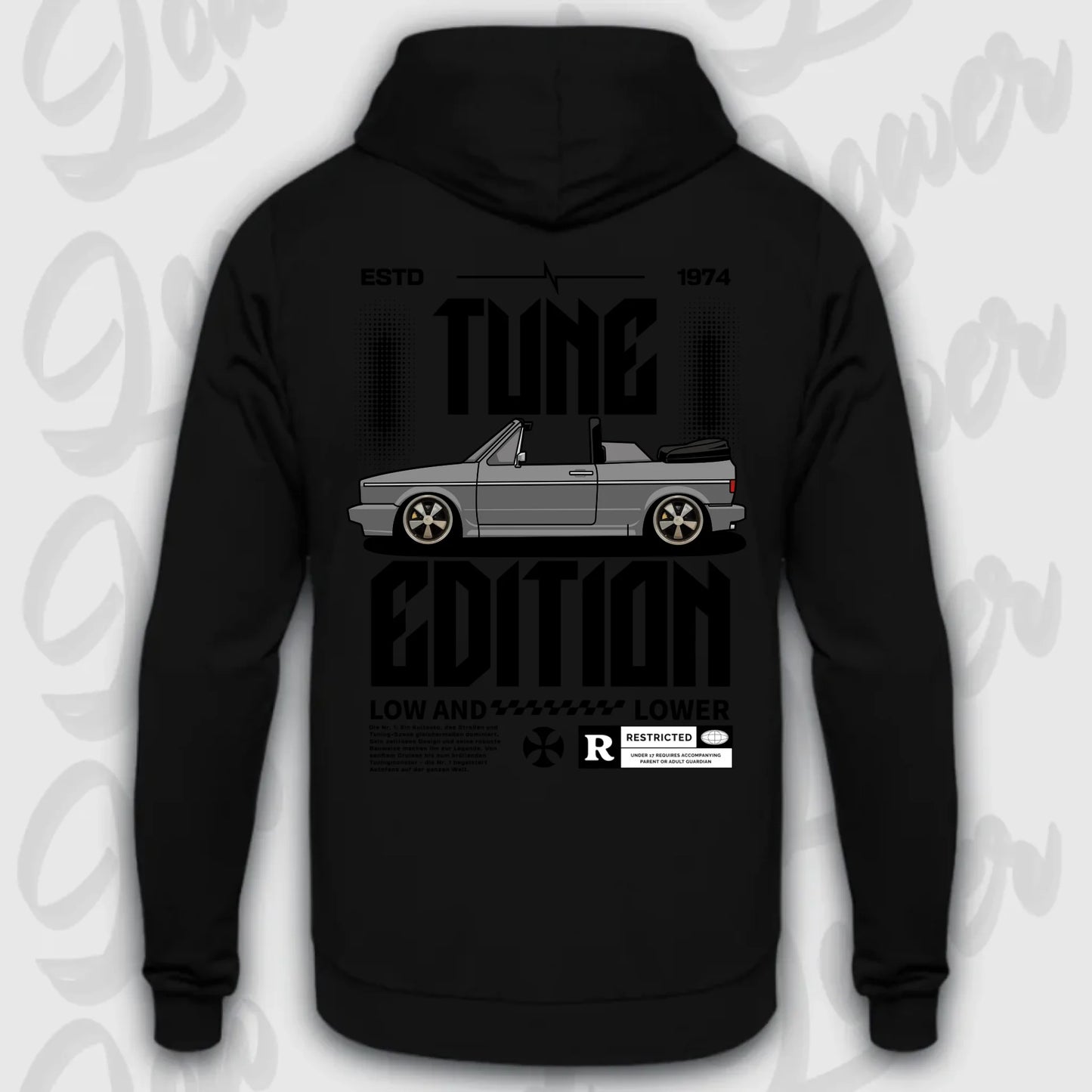 Mockup Stand hoodie teeinblue -      