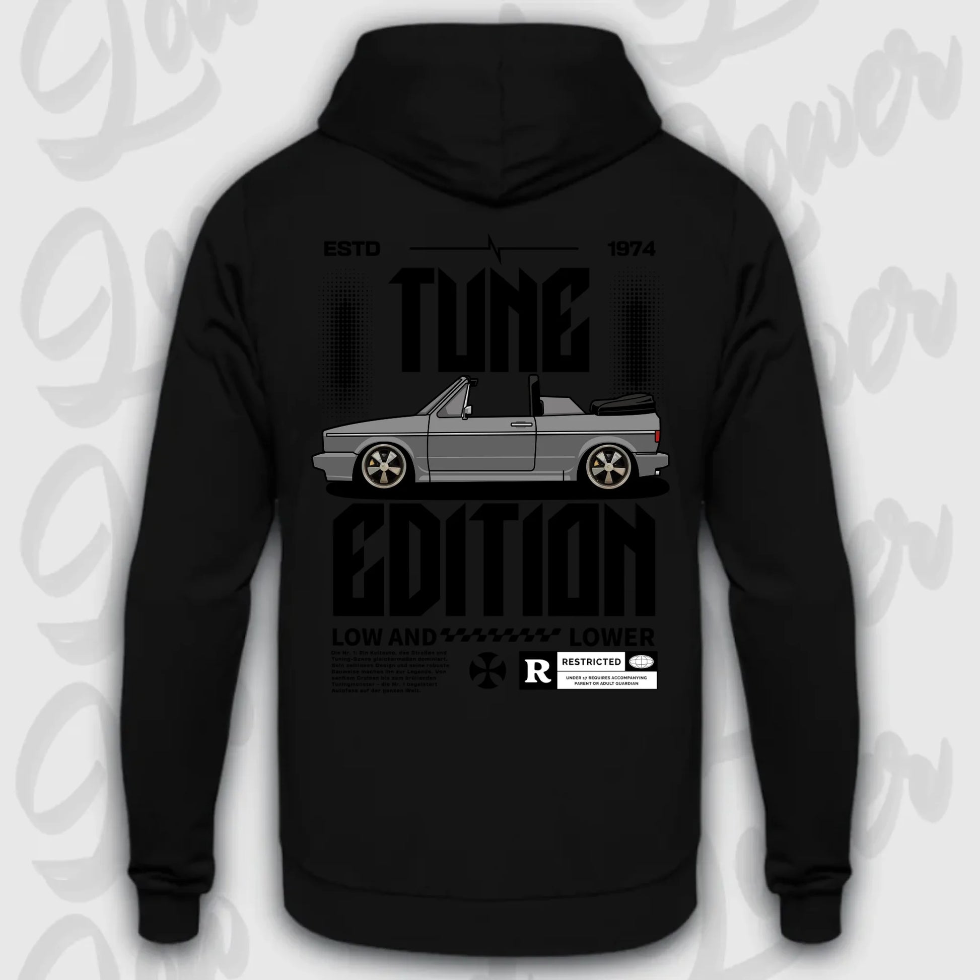 Mockup Stand hoodie teeinblue -      