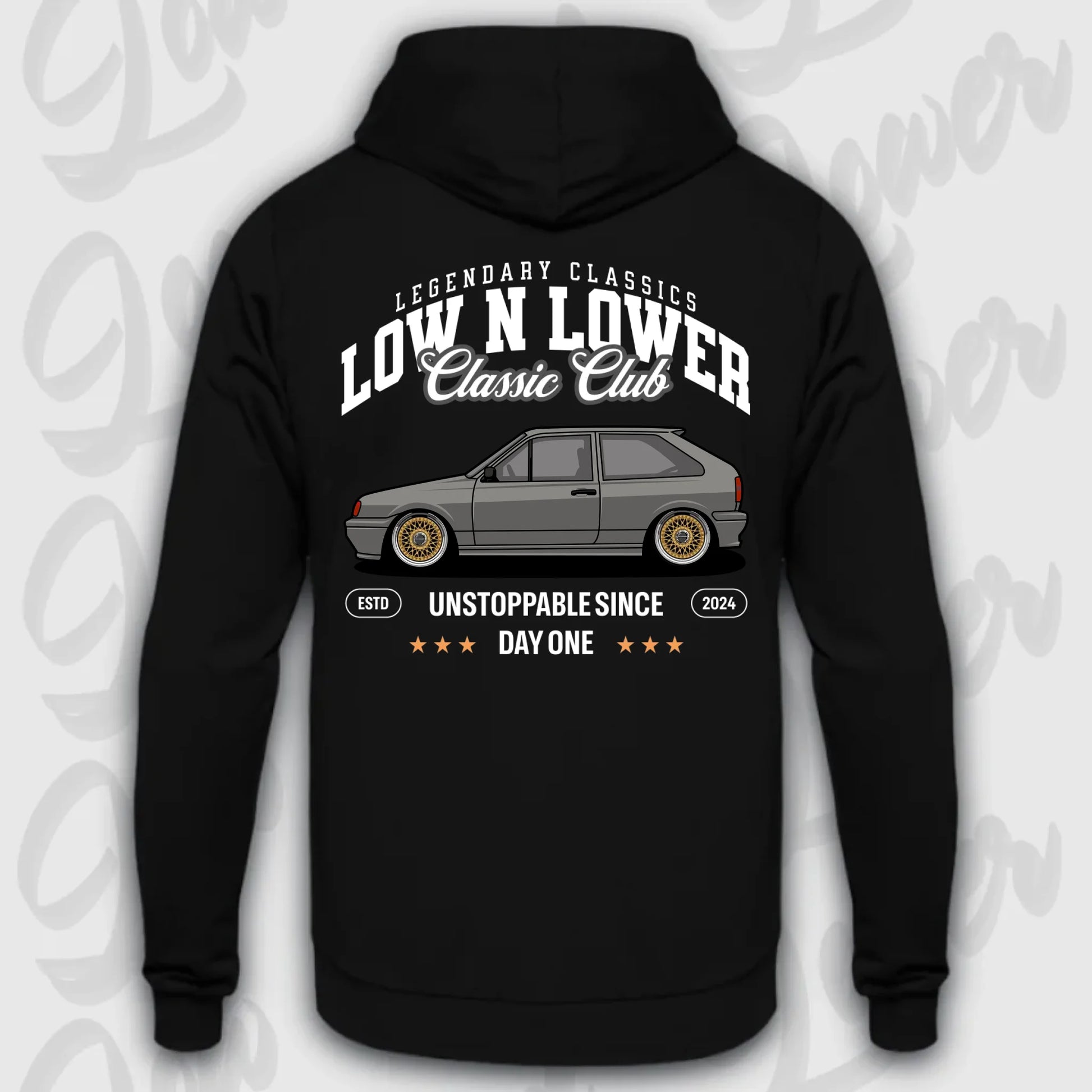 Mockup Stand hoodie teeinblue -      