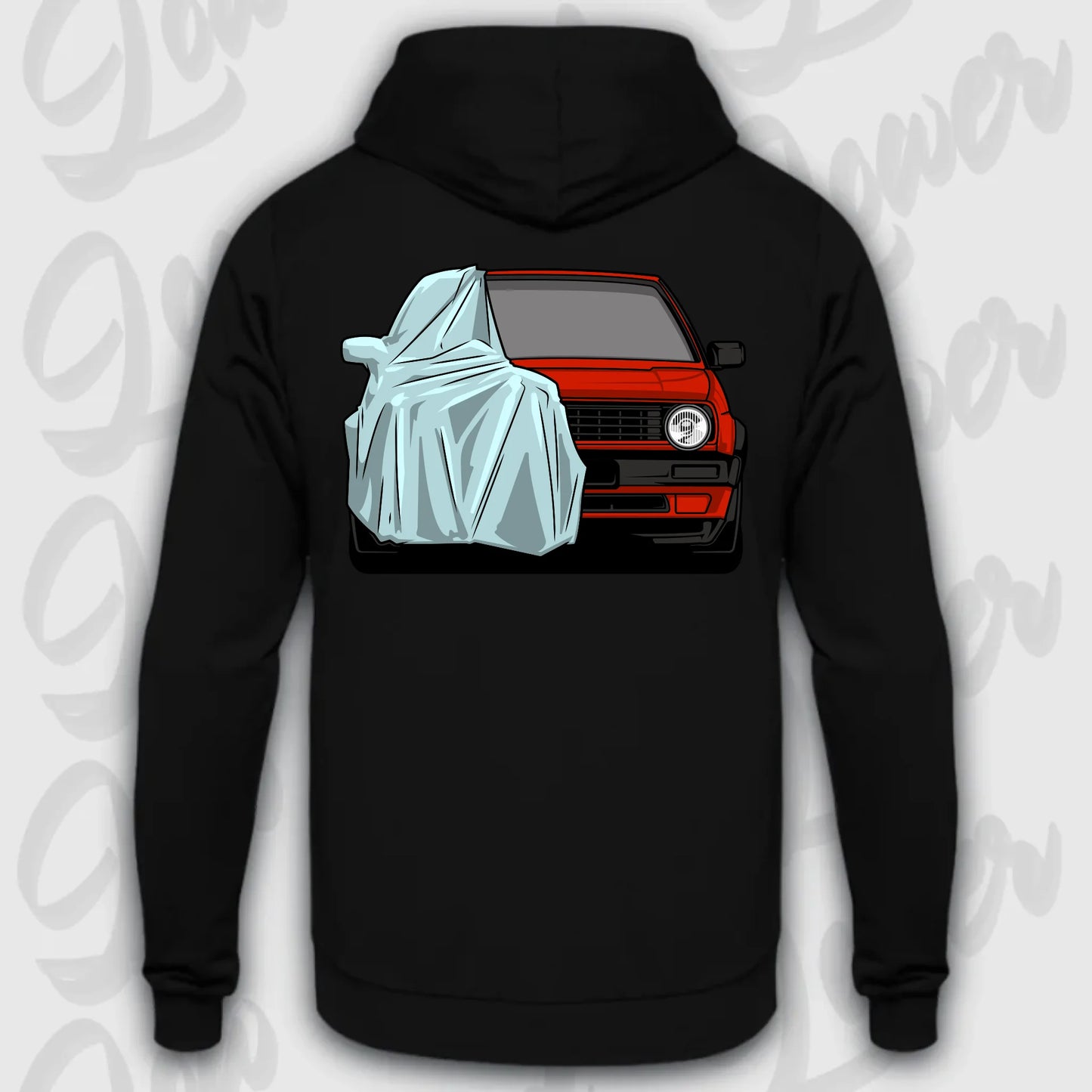Mockup Stand hoodie teeinblue -      
