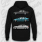 Mockup Stand hoodie teeinblue -      