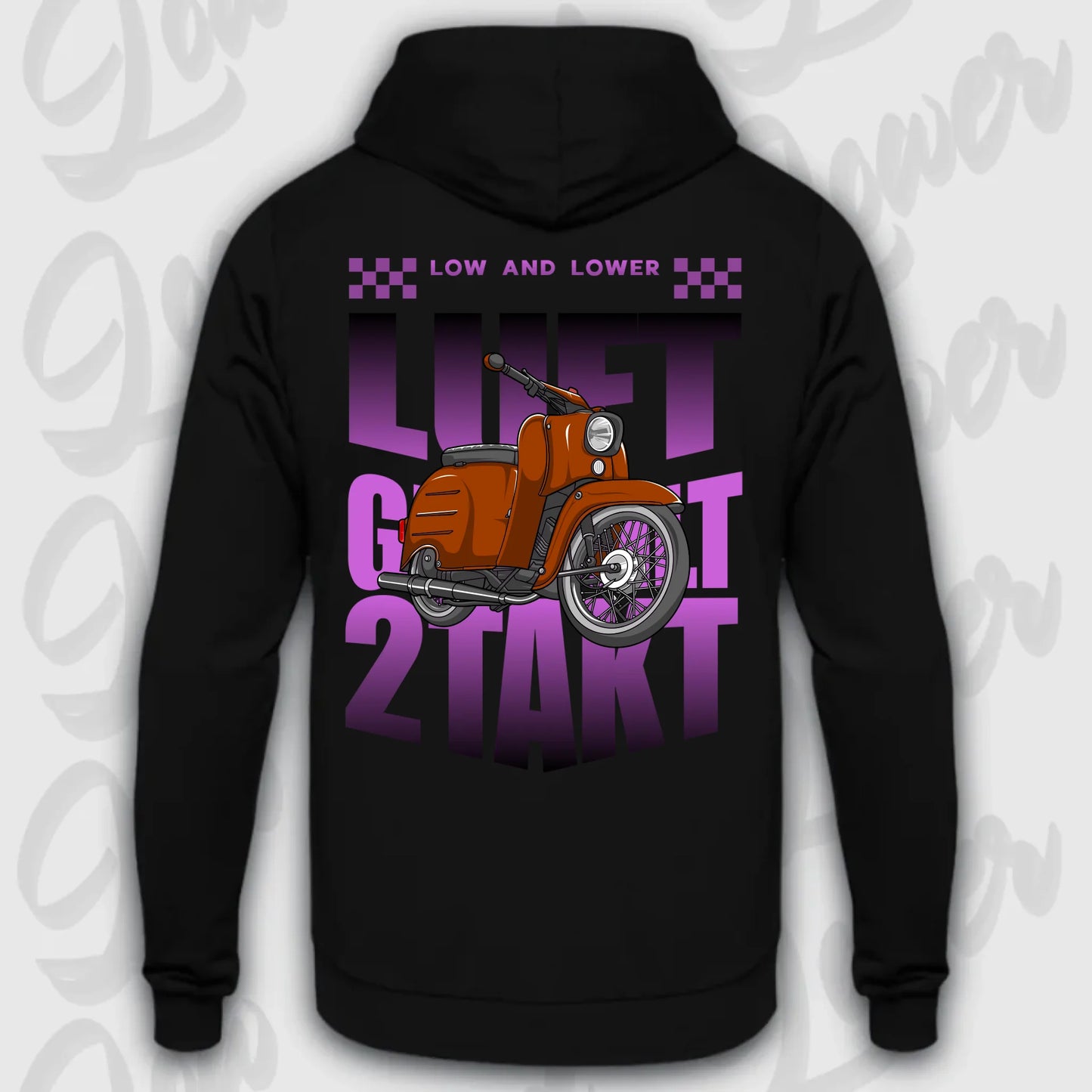 Mockup Stand hoodie teeinblue -      