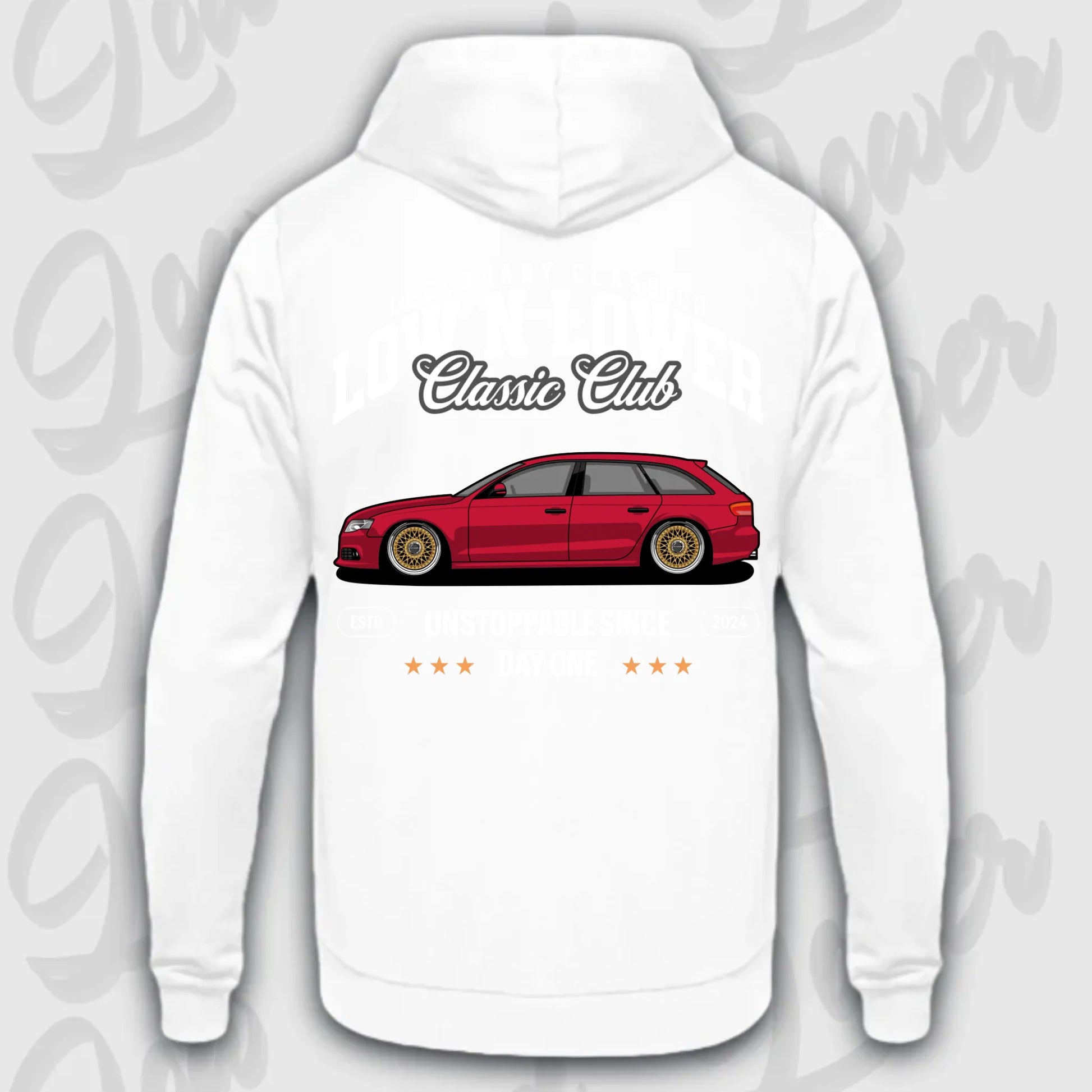 Mockup Stand hoodie teeinblue - Shirt stand 2