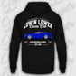Mockup Stand hoodie teeinblue -      