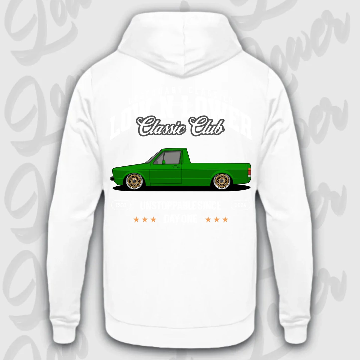 Mockup Stand hoodie teeinblue - Shirt stand 2