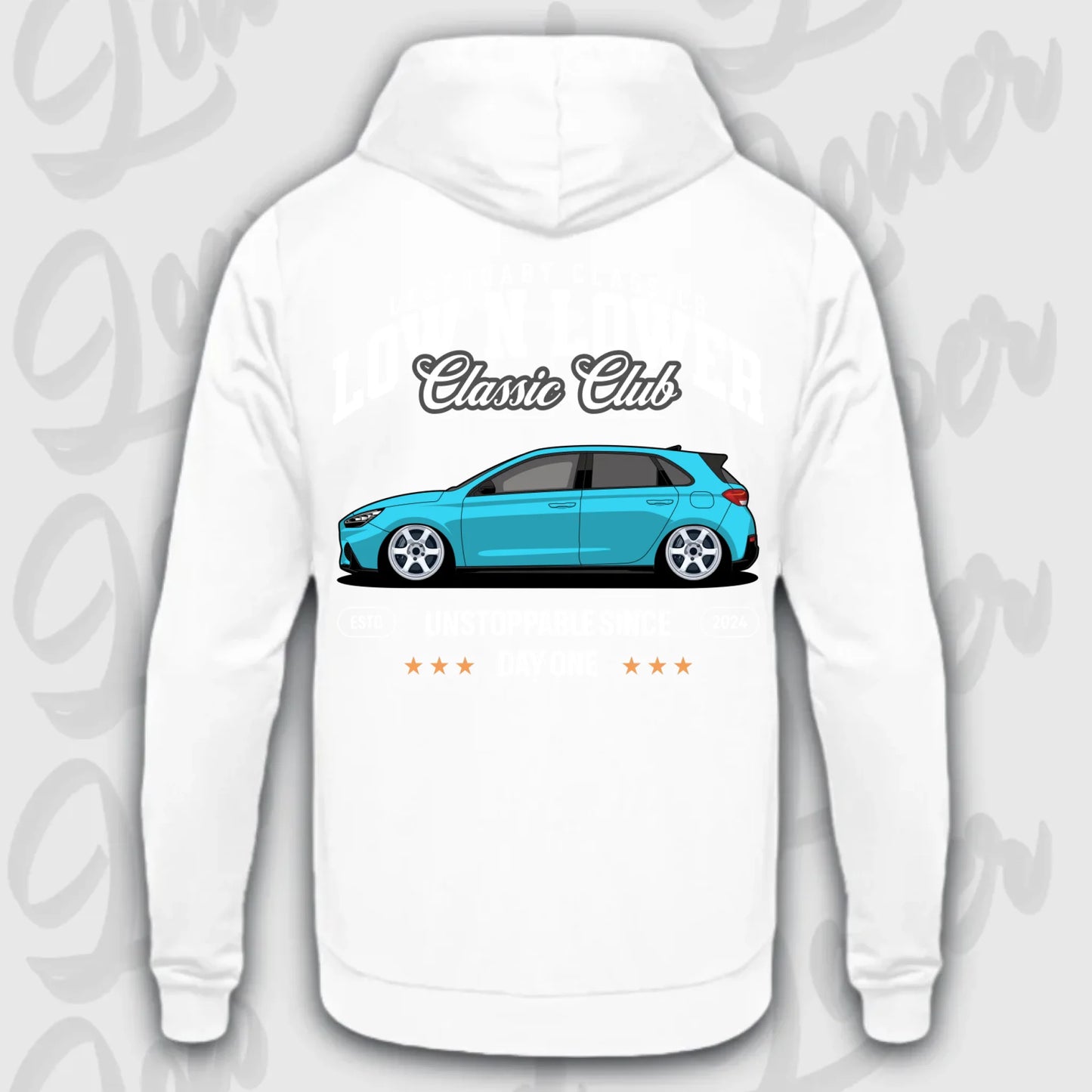 Mockup Stand hoodie teeinblue - Shirt stand 2