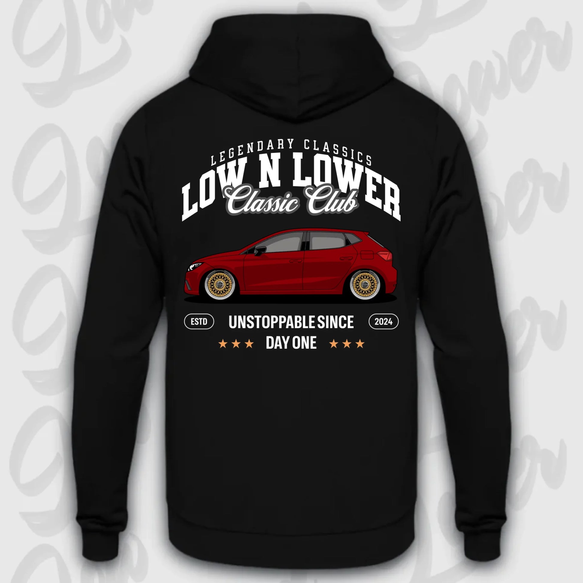 Mockup Stand hoodie teeinblue -      